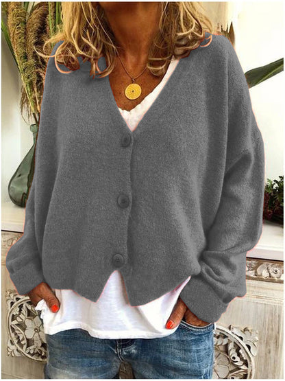 Elisa – Cardigan tricoté classique pour femme