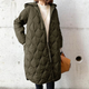 Quilted Hooded Coat for Women