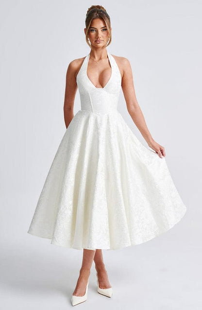 Rafaella – Sleeveless A-Line Midi Dress