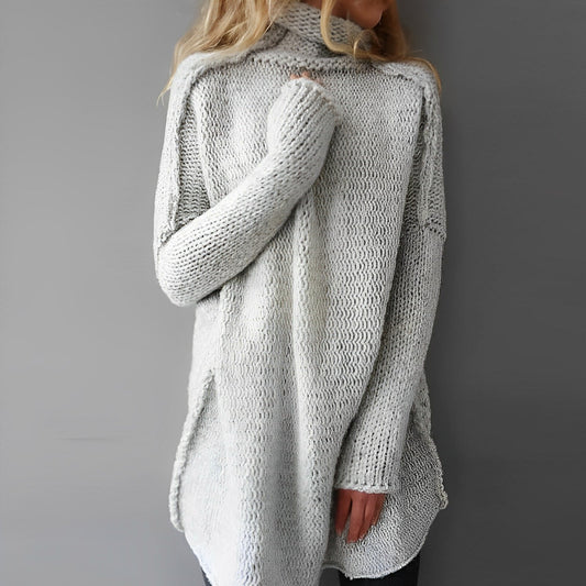 Pull en maille coupe décontractée pour femmes