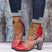 Retro High-Heel Boots with Side Fastening for Women Azzoria