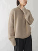 Ribbed Turtleneck Sweater for Women Azzoria