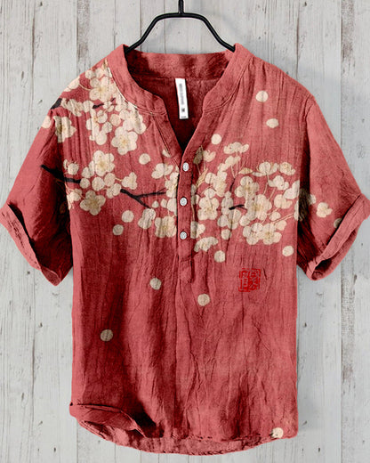 Caelior - Chemise en mélange de lin japonais