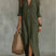 Women's Linen Maxi Dress Button Front Flowy Summer - Image 6
