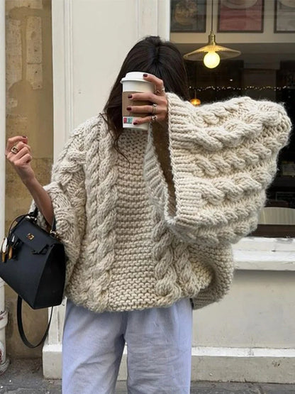 Elanora – Women’s Oversized Soft Knit Sweater