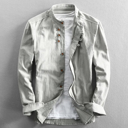 Tristan – Camisa de manga larga para hombre de estilo antiguo