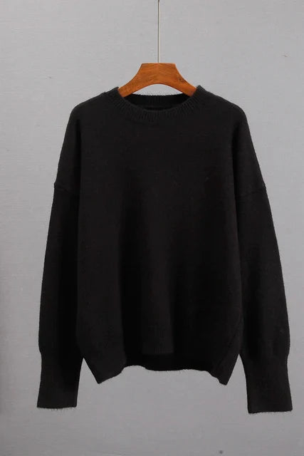 Maevina – Pull classique en cachemire pour femme
