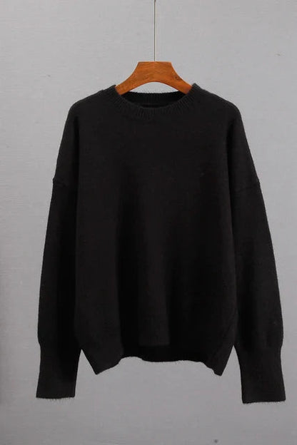 Maevina – Pull classique en cachemire pour femme