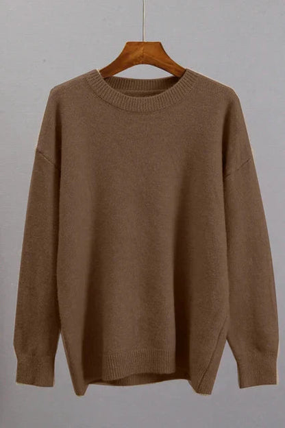 Maevina – Pull classique en cachemire pour femme