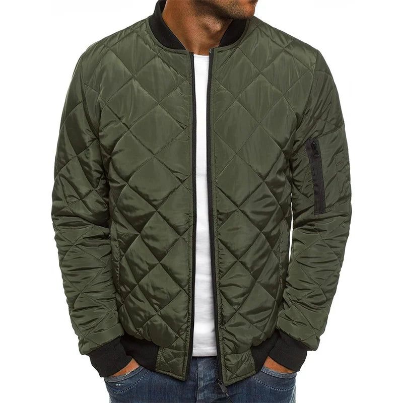 Vaelric - Mens Lightweight Quilted Zip Jacket