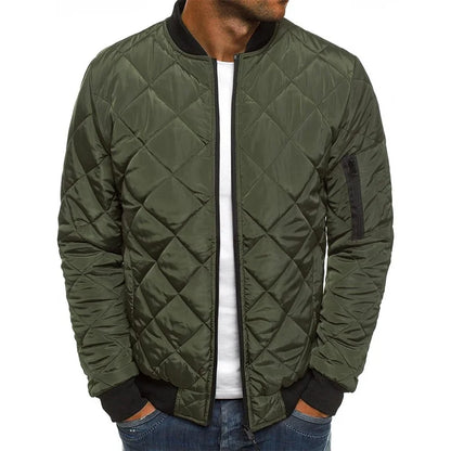 Vaelric - Mens Lightweight Quilted Zip Jacket