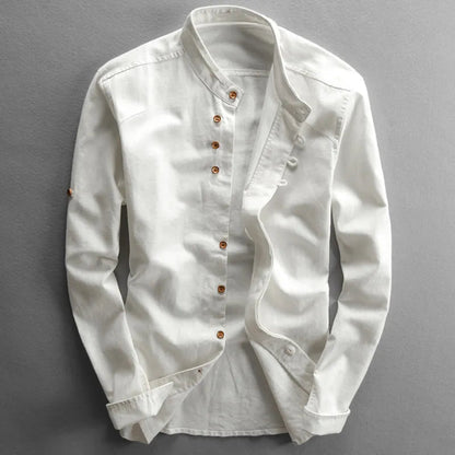 Tristan – Camisa de manga larga para hombre de estilo antiguo