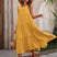 Gabriella - Vestido Largo Acampanado Estilo Verano Confortable