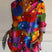 Women's Abstract Print Long Sleeve Button Front Blouse - Image 6