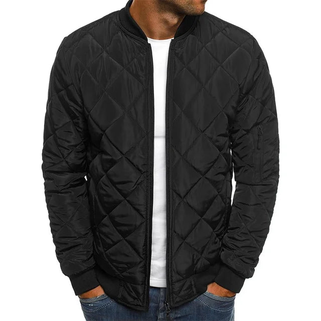 Vaelric - Mens Lightweight Quilted Zip Jacket