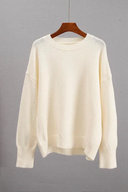 Maevina – Pull classique en cachemire pour femme