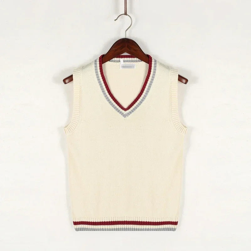 Halric – Gilet tricoté à col en V pour homme