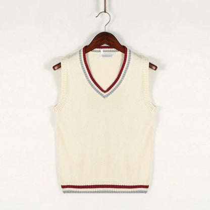 Halric – Gilet tricoté à col en V pour homme