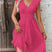 Women V-Neck Smocked Waist Summer Dress - Image 9