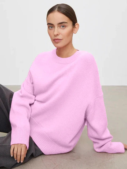 Maevina – Pull classique en cachemire pour femme