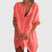 Women Loose Fit Tunic Midi Dress Casual Summer V-Neck Short Sleeve - Image 4