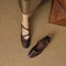 Mariano - Leather Mary Jane Buckle Shoes