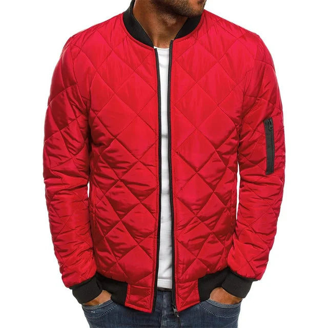 Vaelric - Mens Lightweight Quilted Zip Jacket