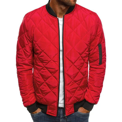 Vaelric - Mens Lightweight Quilted Zip Jacket