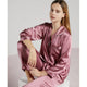 Women Mulberry Silk Pajama Set Luxury Pure Natural Sleepwear - Image 3