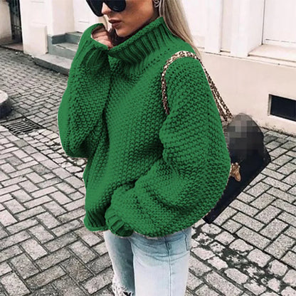 Torvelle – Women’s Warm Knit Turtleneck Sweater