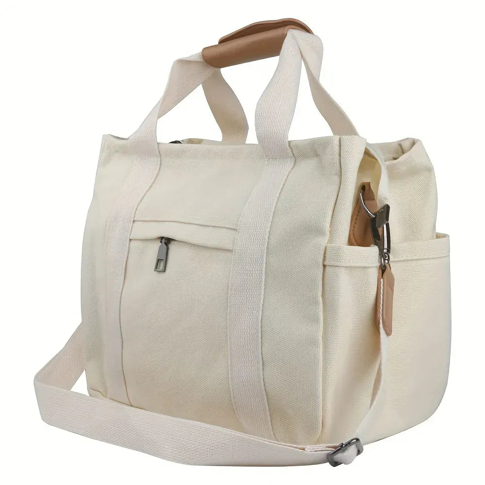 Women's Large Tote Bag Shoulder Strap Side Pockets - Image 7