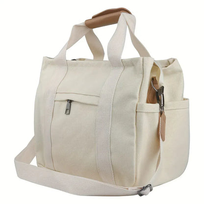 Women's Large Tote Bag Shoulder Strap Side Pockets - Image 7