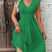 Women V-Neck Smocked Waist Summer Dress - Image 12