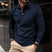 Thavien – Polo à manches longues classique pour homme