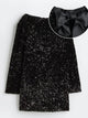 Women Boucle Long Sleeve Mini Dress - Image 14