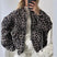 Mariah - Bomberjakke med leopardprint
