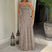 Women Floral Embroidered Maxi Dress Wedding Guest Evening Gown - Image 19