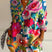 Women's Abstract Print Long Sleeve Button Front Blouse - Image 5