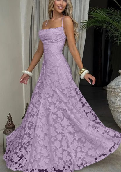 Women Floral Embroidered Maxi Dress Wedding Guest Evening Gown - Image 17