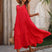 Gabriella - Vestido Largo Acampanado Estilo Verano Confortable