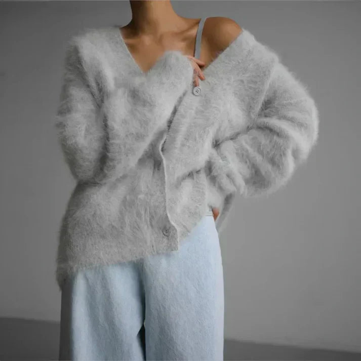 Hannah – Women’s Relaxed-Fit Cashmere Cardigan