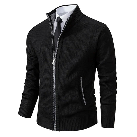 Keldric – Men’s Zip Front Cardigan for Everyday Wear