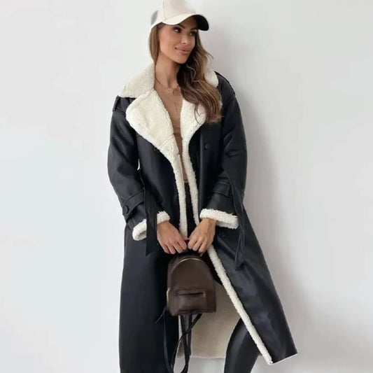 Serena – Long Fleece-Lined Jacket