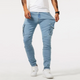 Adam – Men’s Stretch Fit Cargo Pants With Side Pockets