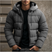 Roderan – Chaqueta de Invierno Acolchada para Hombre con Capucha