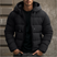Roderan – Chaqueta de Invierno Acolchada para Hombre con Capucha
