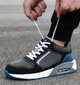Unisex Orthopedic Steel Toe Safety Shoes Slip-Resistant - Image 3