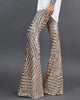Lurevia - Glitter Flare Trousers