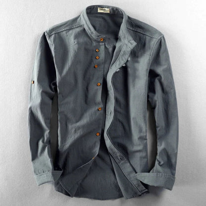Tristan – Camisa de manga larga para hombre de estilo antiguo