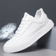 Perforated White Sneakers for Men